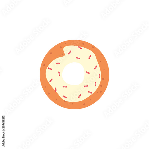 Isolated sweet donut icon vector design