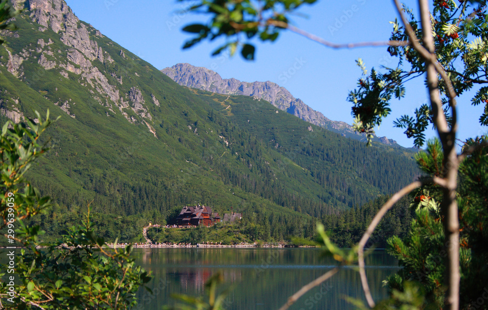 Shelter by the lake, Morskie Oko, Tatra Mountains, Poland