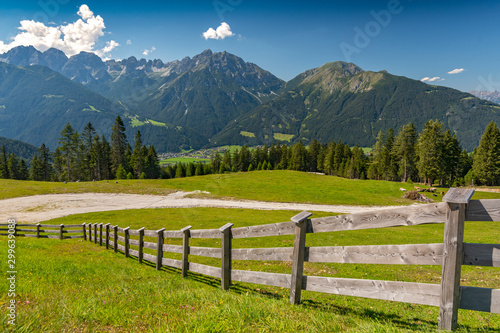 Serles mountain of the Stubai Alps in the Austrian state of Tyrol, between the Stubai Valley and Wipptal, near the Italian border, Austria. photo