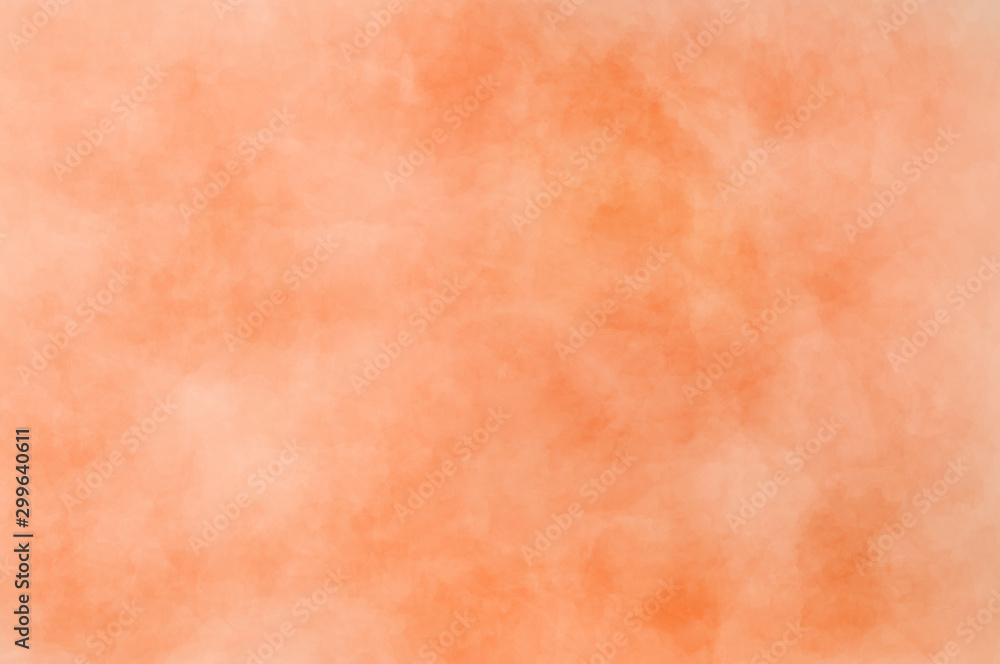Fototapeta premium Abstract modern painting . Dry brush painted paper , canvas , wall . Textured background in coral tones.
