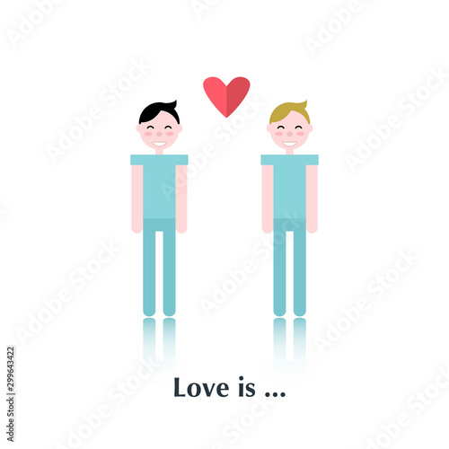 Gay couple icon