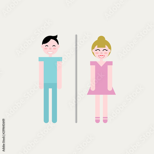 Male and female  icon