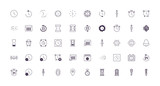 Isolated clock icon set vector design