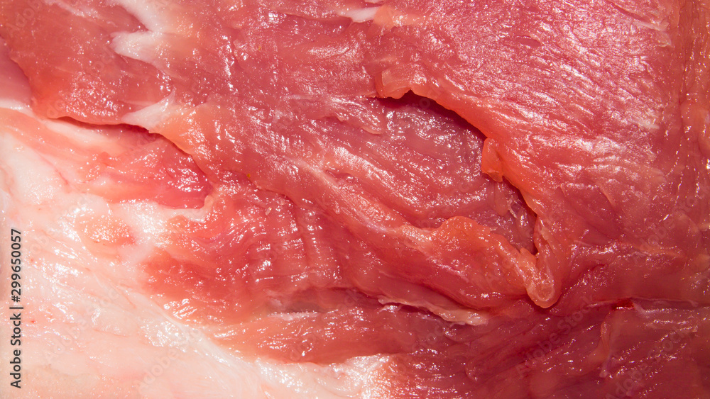 Piece of pork.Background of pork.The texture of the pork meat. Piece of pork.Background of pork.The texture of the pork meat.