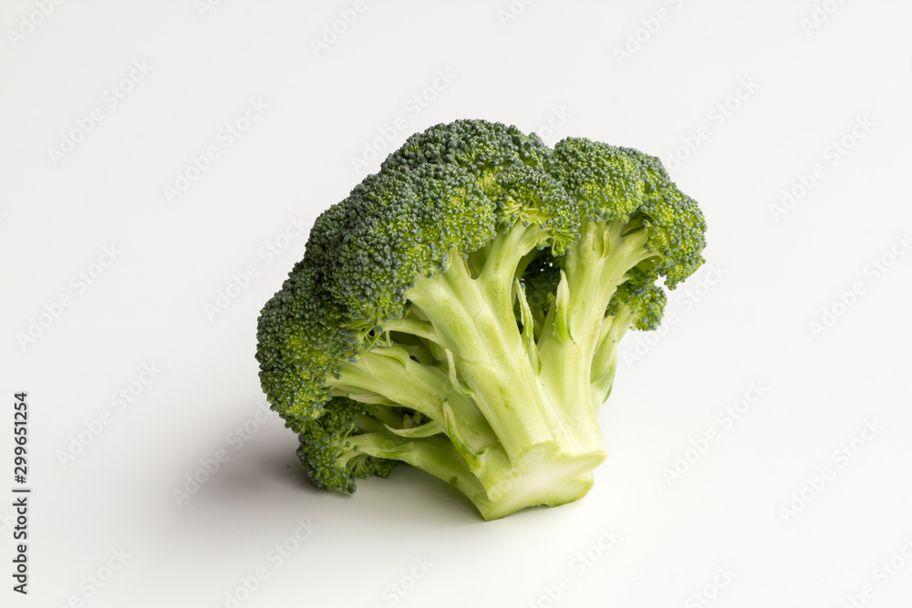Fresh broccoli isolated on white background. Fresh broccoli isolated on white background.