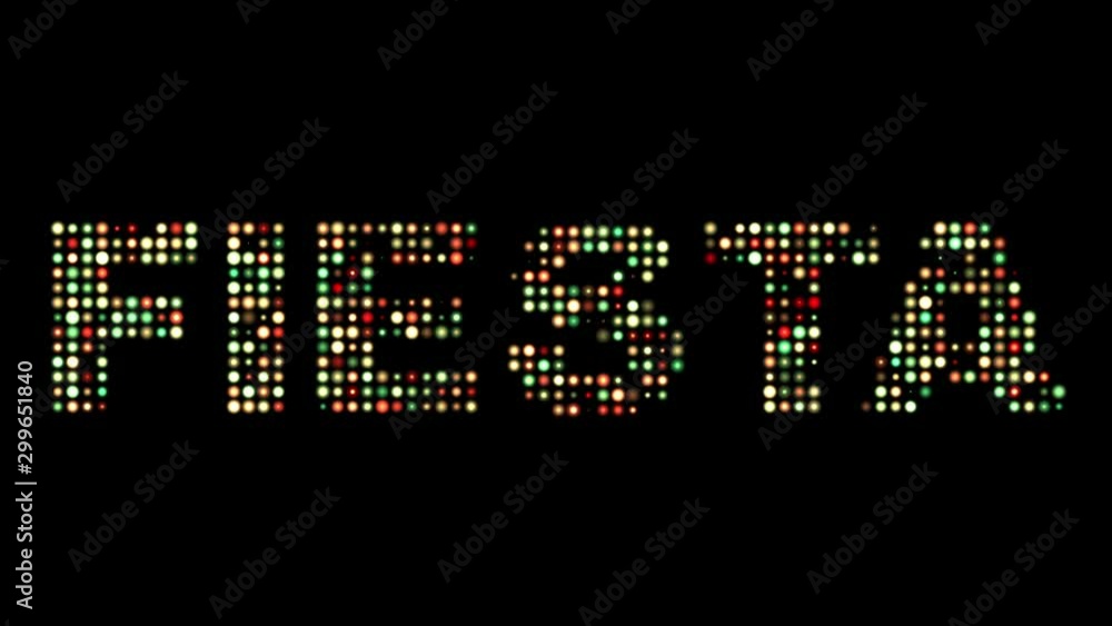 Fiesta Front Text Scrolling Led Pannel Display Fiesta Front Text Scrolling Led Pannel Display