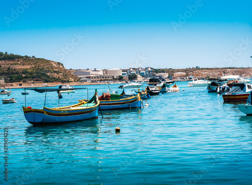 The fishing town of Marsaxlokk