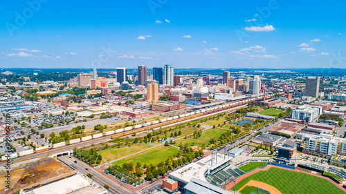 Birmingham, Alabama, USA Downtown Skyline Panorama