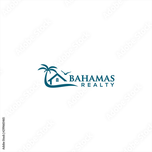 Real estate logo template design