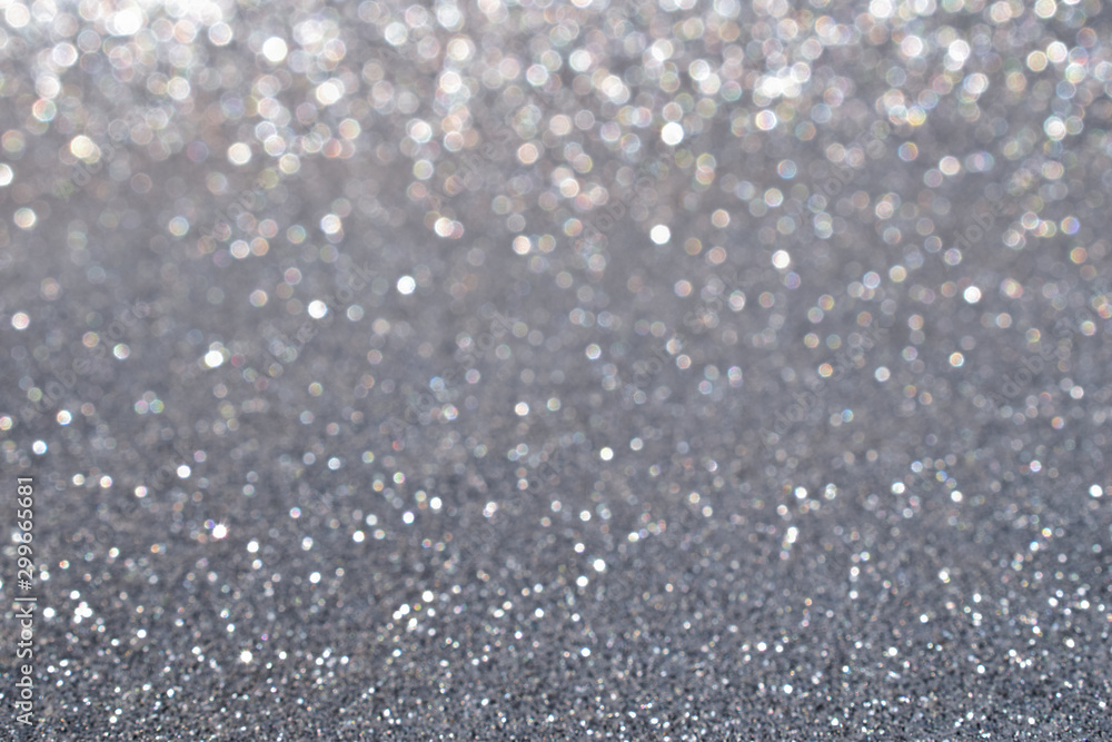 Obraz premium silver glitter abstract background 