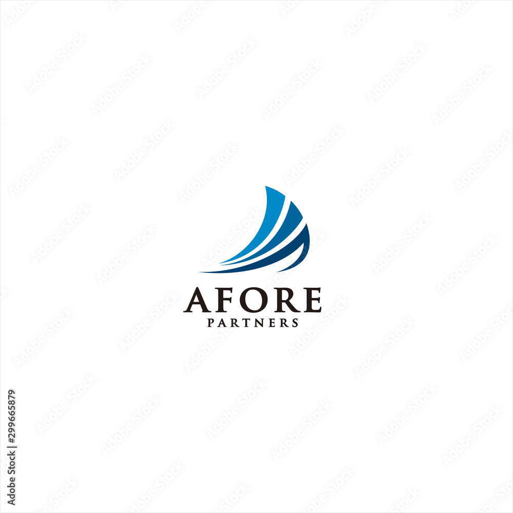 Abstract Sail logo template design Abstract Sail logo template design
