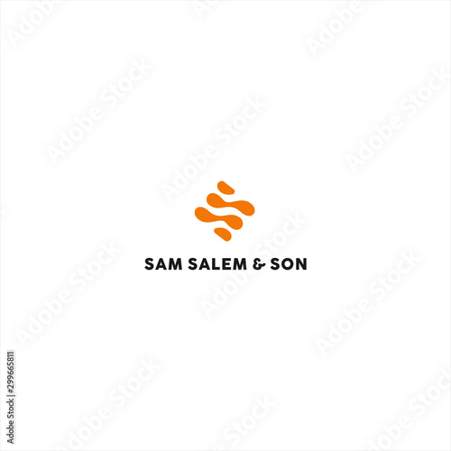 Initial SSS Logo Template Design