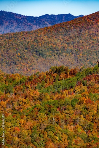 Autumn Vista of The Smoky Mountains.