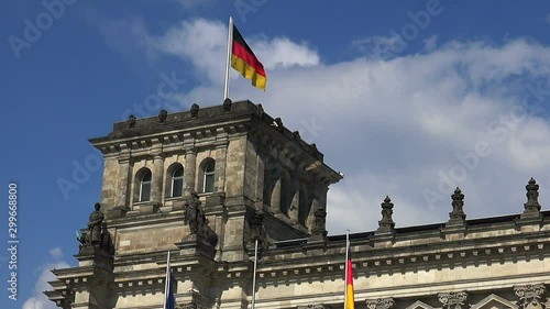 Reichstag in Berlin. Parliament of Germany. photo