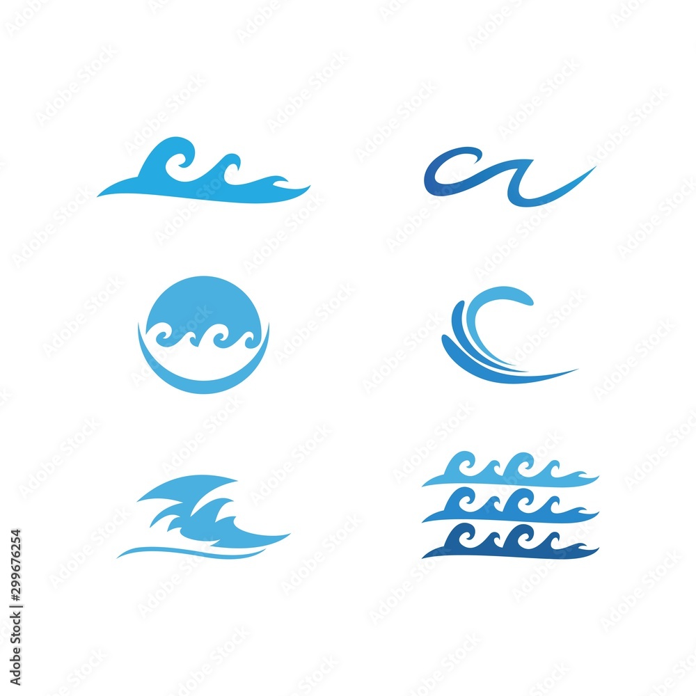 Water wave Logo Water wave Logo