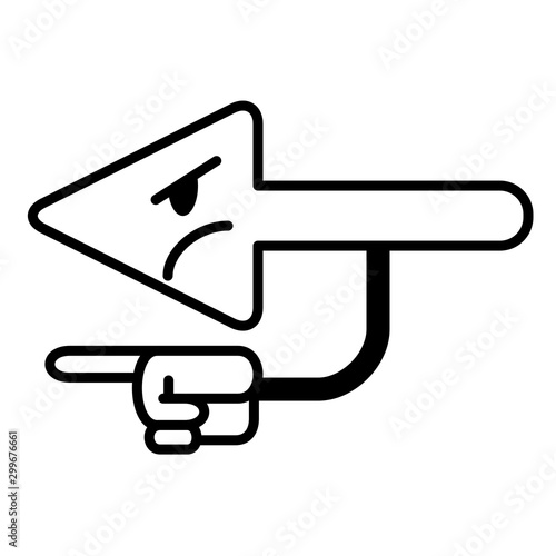 矢印キャラクター