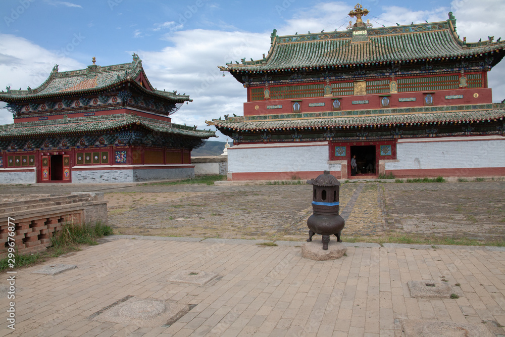 Fototapeta premium Shankh Monastery temple in Mongolia