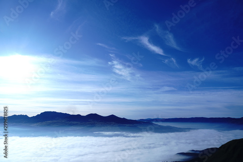 美しい阿蘇山の雲海