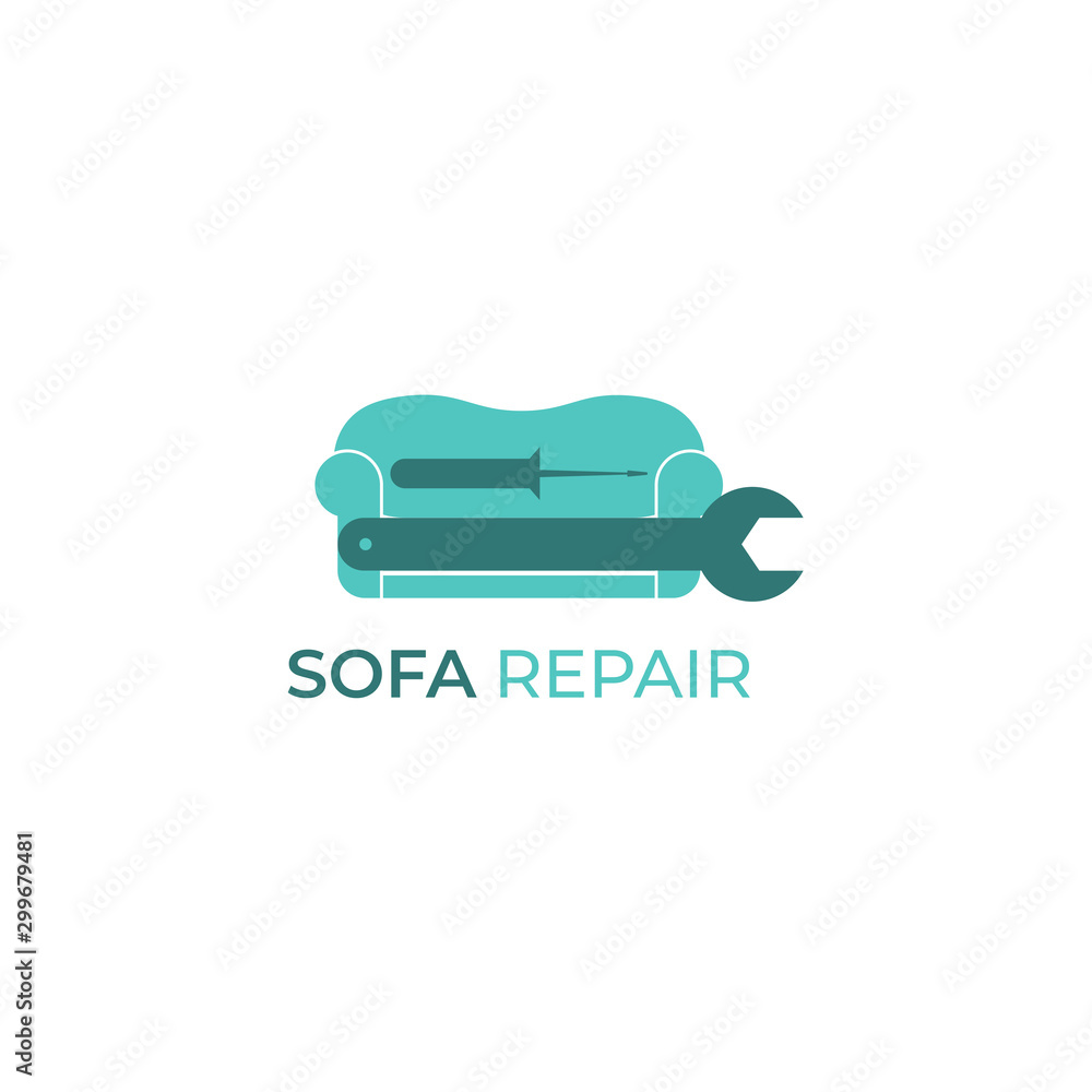 Sofa furniture logo isolated. Chair vector image Sofa furniture logo isolated. Chair vector image