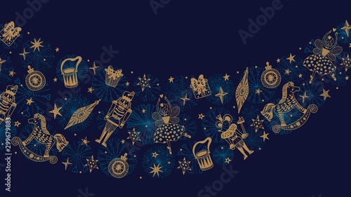 Nutcracker. Christmas wallpapers for your desktop.