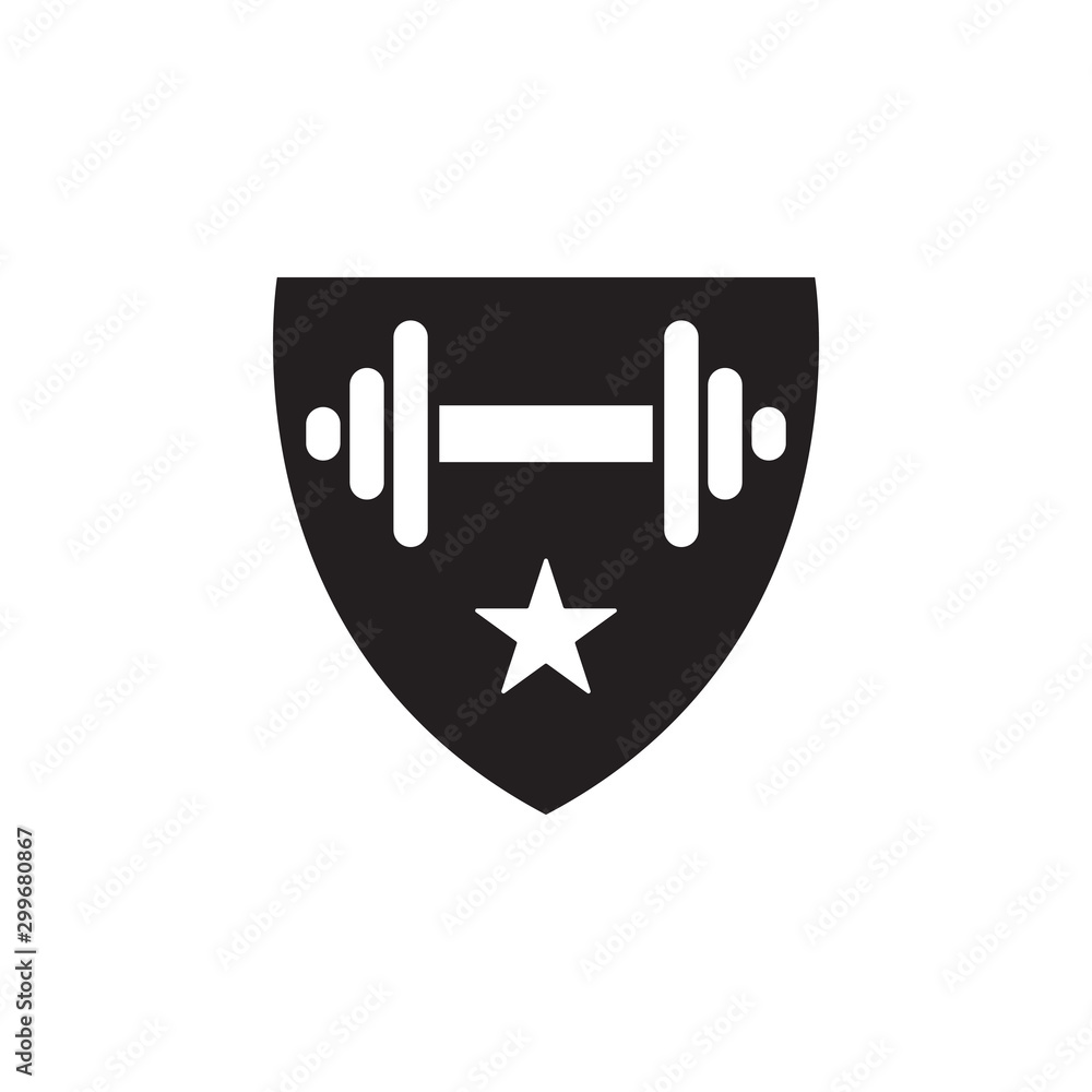 Fitness graphic design template vector isolated Fitness graphic design template vector isolated