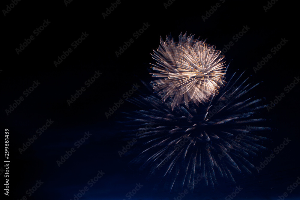 Fireworks light up the sky with dazzling display Fireworks light up the sky with dazzling display