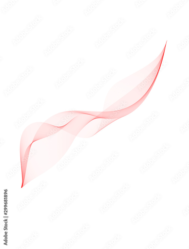 Beautiful red curve line isolated on white background Beautiful red curve line isolated on white background