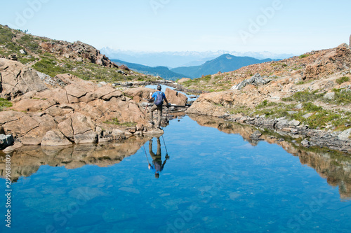 Hiking in Mt. MacFarlane in Chilliwack, Canada photo