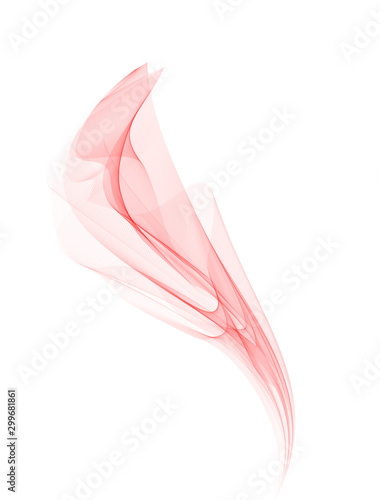 Red fractal background