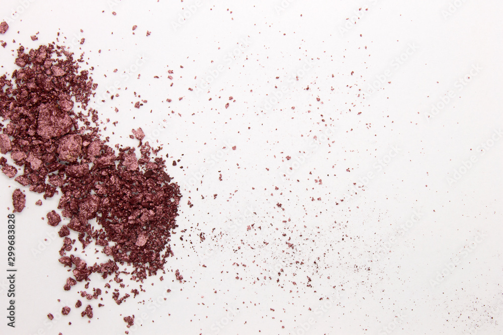 This is a photograph of a Metallic Purple Powder Eyeshadow isolated on a White Background This is a photograph of a Metallic Purple Powder Eyeshadow isolated on a White Background