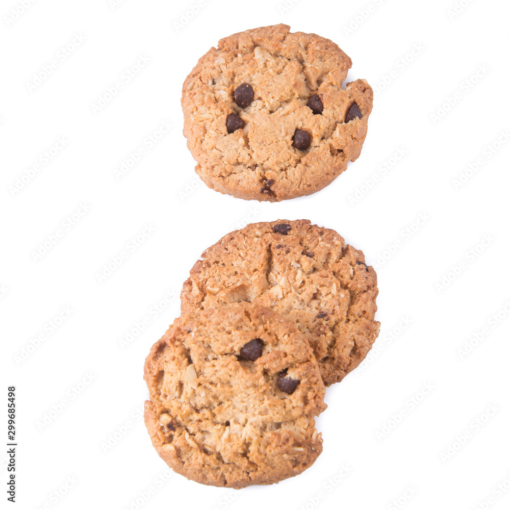 Cookies or Chocolate chips cookies with concept design. Cookies or Chocolate chips cookies with concept design.