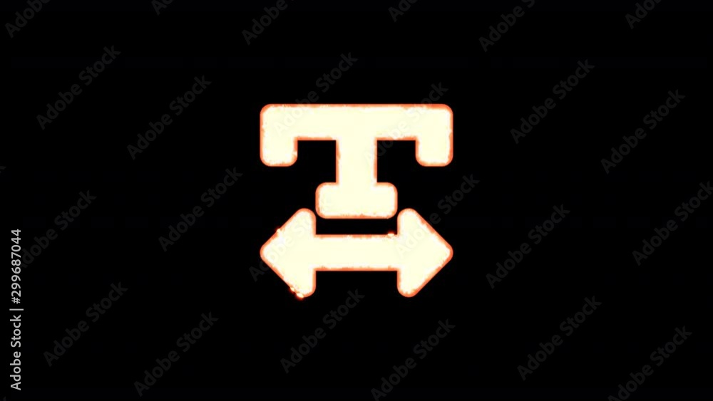 Symbol text width burns out of transparency, then burns again. Alpha channel Premultiplied - Matted with color black Symbol text width burns out of transparency, then burns again. Alpha channel Premultiplied - Matted with color black