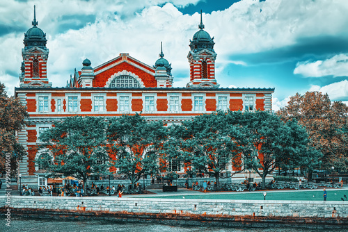 State Museum - 1 Liberty Island - Ellis Island near New York.