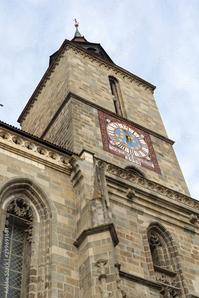 Naklejka premium Black Church Brasov
