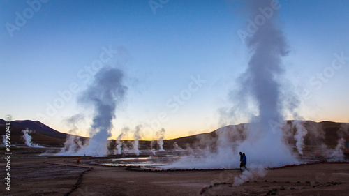 Geysers del tatio in San pedro de Atacama, Chile