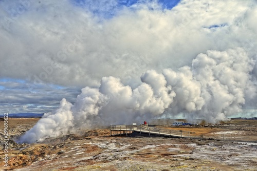 Hochtemperaturgebiet auf der Reykianes-Halbinsel, Island