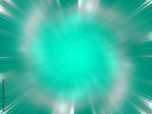 green ray abstract background