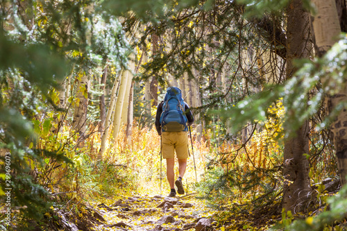 Hike in autumn season