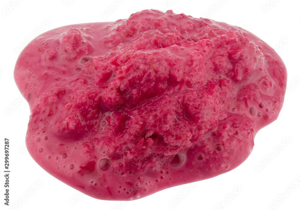 Red horseradish sauce with beetroot isolated on white background. Healthy eating Red horseradish sauce with beetroot isolated on white background. Healthy eating