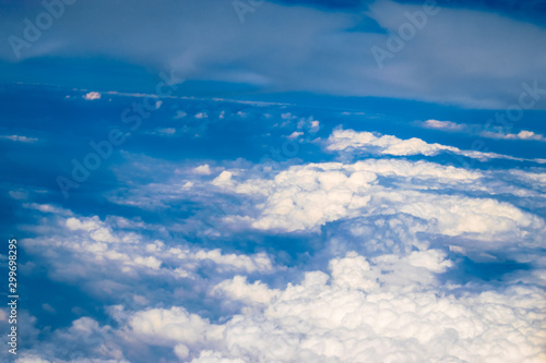 blue sky with clouds