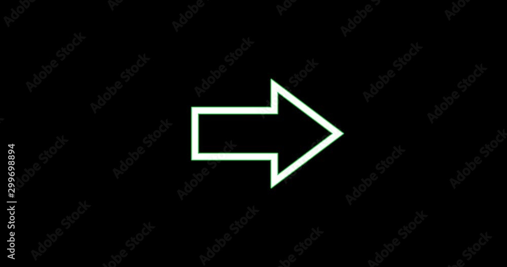 arrow sign point right direction on black background arrow sign point right direction on black background