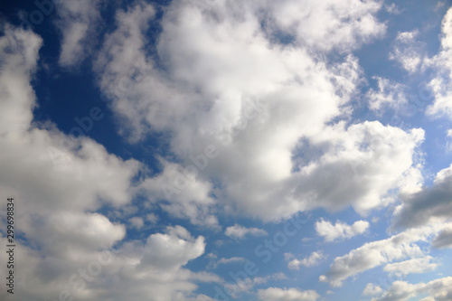 blue sky with clouds