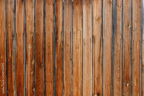 Brown Wooden board fence background texture