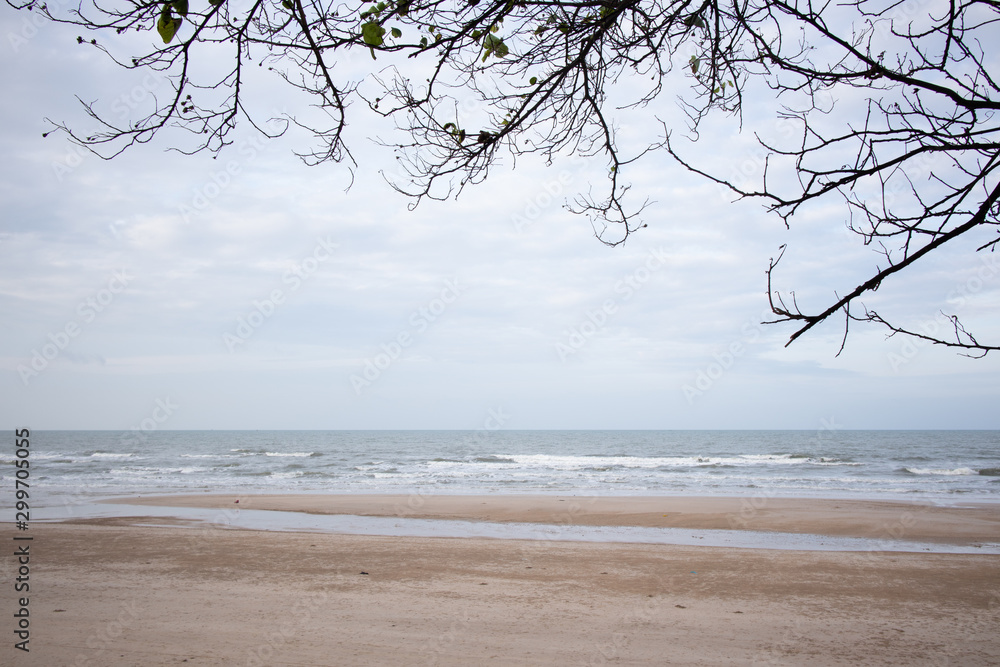 Chanthaburi beach, tourist attraction of Thailand Chanthaburi beach, tourist attraction of Thailand