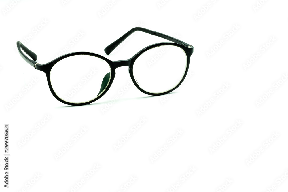 Fototapeta premium Round Glasses Women.Already used The image is sharp close.Is a good background.Suitable for use. 
