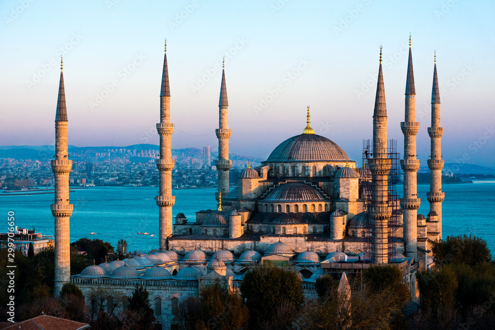 The Blue Mosque (Sultan Ahmed Mosque), Istanbul, Turkey