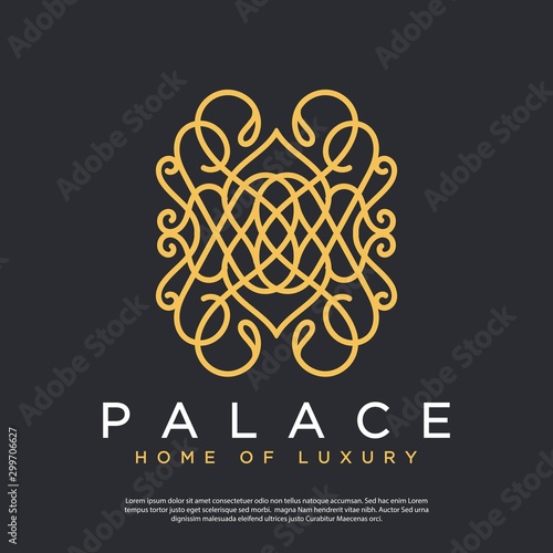 abstract symbol vector logo luxury style