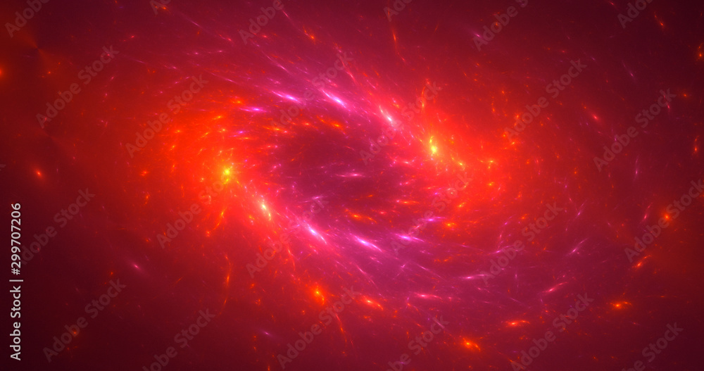 Fototapeta premium Fractal 3D rendering abstract light background