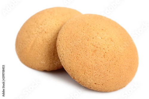 Fotografia Sponge biscuits. Isolated on a white background.