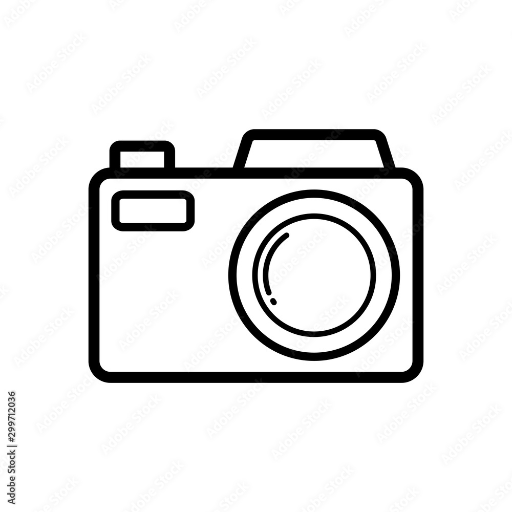 camera - photography icon vector design template camera - photography icon vector design template